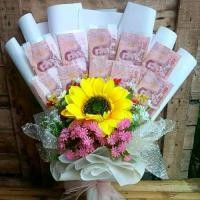 ราคา ช่อดอกไม้ ธนบัตร 10 ใบ แบบใหม่ (1731861302902295375)
