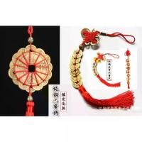 ราคา พร้อมส่งจากไทย เหรียญจีนโบราณ ห้อยด้ายแดง 3 5 6 8 10เหรียญ- Feng Shui Lucky Copper Coins (1731304596941866605)
