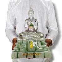 ราคา หลวงพ่อโสธร แก้วใสประจำวันเกิด สีใส หน้าตัก5นิ้ว ด้านในใจกลางองค์พระบรรจุพระแก้วมรกตฐานลายหินอ่อน พระพุทธรูป วัตถุมงคล ตู้ กด หยอด เหรียญ ออมสิน หมู ชมพู ใหญ่ มาก (1731499937240615043)