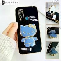 ราคา เคสโทรศัพท์ DDH000+Z33 เคส Vivo Y55 5G Y53S 4G Y52 5G Y51A 2021 Y51 2020 Y50 VivoY50 VivoY51 VivoY53S Hello Kitty กระจก ขายึดแบบพับได้ + เคสโทรศัพท์ชุบ เคสนิ่มชุบหรูหรา (1729612766684940933)