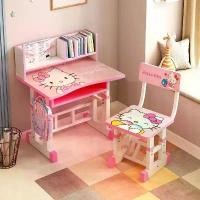 ราคา โต๊ะเรียน ยก 80-90CM หนังสือ เด็กประถม เด็กโต สาว โต๊ะสีชมพู โต๊ะเขียนหนังสือเด็ก โต๊ะปรับระดับtable (1730678478828636527)