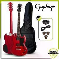 ราคา Epiphone รุ่น SG SPCIAL กีต้าร์ ไฟฟ้า ( Guitar ) ทรง SG 22 เฟรต Pickup Humbucker ฟรี ปิ๊ก กีตาร์ กระเป๋า (1729595603833161777)