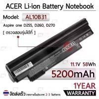 ราคา CODรับประกัน ปี 1 - แบตเตอรี่ โน้ตบุ๊ค แล็ปท็อป AL10A31 ACER AL10B31 AL10G31 5200mAh สำหรับ One Aspire 522 AO522 AOD255 AOD255E AOD260 D255 D260 722 d257 P0VE6 PAV70 NAV70 D255E (1731251955273533374)