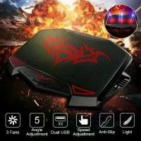 ราคา CODพัดลมโน๊ตบุ๊ค ปรับความเร็วลมได้ 5 ระดับ พัดลมระบายร้อนโน๊ตบุ๊ค cooling pad notebook พัดลมระบายความร้อนคอม cooling pad วางได้ถึงขนาด17นิ้วTikTok (1731265140512228949)