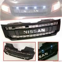 ราคา แบบพกพา กระจังหน้า พลาสติก ABS อย่างดี ไฟสีขาว โลโก้โครเมี่ยม รุ่น นิสสัน นาวาร่า NISSAN NAVARA NP300 ปี 2014 - 2018 สีดำด้าน 1 ชิ้น รถยนต์ Auto มอเตอร์ไซค์ กันชน (1731662744385128615)