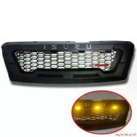 ราคา แบบพกพา กระจังหน้า พลาสติก ABS อย่างดี ไฟสีเหลือง โลโก้เล็ก โครเมี่ยม รุ่น อีซูซุ ดีแม็กซ์ ISUZU D-MAX DMAX ปี 2015 - 2019 สีดำด้าน 1 ชิ้น รถยนต์ มอเตอร์ไซค์ Auto กันชน (1731661623042018090)