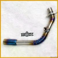 ราคา SeasonalShelf ใช้งานได้ คอท่อไอเสีย ไทเทเนียม สำหรับ Vespa Sprint / Primavera / S125 / LX125 คอเชื่อม นิว เวสป้า 28 มม. มอเตอร์ไซค์ Motorcycle (1730666529911376397)
