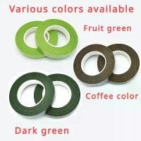 ราคา เทปดอกไม้ย่น, กระดาษ DIY, ลอนม้วนด้วยตนเอง, วัสดุบรรจุภัณฑ์, สีเขียวเข้ม, เขียวผลไม้, กาแฟ (1732269070649887358)