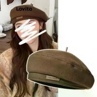 ราคา หมวกแพทช์ธรรมดา Lovito สำหรับผู้หญิง สไตล์ลำลอง LFA08162 มีสีน้ำตาล กาแฟ และขาวดำ Lovito Topi Patched Polos Kasual untuk Wanita (1731415072209143330)