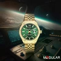 ราคา นาฬิกาข้อมือ MODULAR MODULAR SKY ranger เลสเเพร กรอบหยัก MD24NC-01D (1730392620368956129)