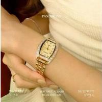 ราคา นาฬิกาข้อมือ รุ่น Marry สีทองทั่วทั้งตัวเรือน เพชรรอบ ๆ หน้าปัด (1731689899079927786)