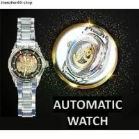 ราคา (แท้) นาฬิกาออโตเมติก โชว์กลไก นาฬิกาข้อมือ กันน้ำ สายเหล็ก Shifeng Automatic Watch นาฬิการะบบไขลาน RC911 (1731472252855092842)