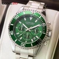 ราคา นาฬิกาแบรนด์ Longbo สไตล์ธุรกิจ เรืองแสง มัลติฟังก์ชั่น การเคลื่อนไหวควอทซ์สามตา กันน้ำ นาฬิกาข้อมือ สำหรับผู้ชาย นาฬิกา (1730412820613925471)