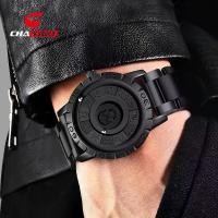 ราคา นาฬิกาผู้ชาย CHAXIGO สีดำ ดีไซน์หัวกะโหลก สายเหล็ก การเคลื่อนไหวควอทซ์ พร้อมลูกตุ้มแขวนแม่เหล็กแบบสัมผัส นาฬิกาข้อมือ กันน้ำ โลหะผสมสร้างสรรค์ 7291-3 (1731219535047920434)