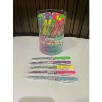 ราคา ปากกาลูกลื่น หมึกน้ำมัน ขนาด 0.5 mm เพนคอม หมึกสีน้ำเงิน รุ่น OG-04 pencom 50 ด้าม/กระปุกปากกาเจล ปากกา ปากกาลูกลื่น เครื่องเขียน (1731074447998421711)