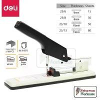 ราคา Deli 0394 Heavy Duty Stapler เครื่องเย็บกระดาษ 80 แผ่น เครื่องเย็บตั้งโต๊ะ ขนาดใหญ่ ประหยัดแรง เครื่องเขียน น่ารัก ๆ บ ห ล า ด ิ ส อ electric pen ปากกา เขียน (1731271980893440529)