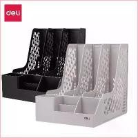 ราคา pumuxiqi2shop สไตล์เดียวกับสมอ [ของขวัญฟรี] Deli กล่องใส่แฟ้ม 3 ช่อง ชั้นวางเอกสาร ที่ใส่หนังสือ แข็งแรง กันน้ำ อุปกรณ์สำนักงาน Desk Organizer (1729686608264202925)