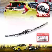 ราคา ความคงทน ของแท้ คิ้วฝากระโปรงท้าย คิ้วฝาท้าย พร้อมโลโก้ เว้ารูกุญแจ รุ่น ฮอนด้า แจ๊ส HONDA JAZZ GK ปี 2014 - 2018 1 ชิ้น ( ของเดิมติดรถ ) Car รถจักร Sticker รถยนต์ (1731664955361954061)