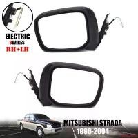 ราคา แบบพกพา กระจกมองข้าง รถยนต์ 3 สาย พับมือ ปรับไฟฟ้า รุ่น มิตซูบิชิ สตราด้า MITSUBISHI STRADA ปี 1996 - 2004 สีดำด้าน Car (1731674733020154674)