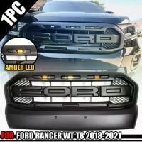 ราคา กระจังหน้า กระจังหน้าแต่ง ฟอร์ด เรนเจอร์ สีดำ โลโก้ Ford พร้อมไฟกระจัง Ford Ranger Wildtrak 2018-2021 รถยนต์ Auto (1731076384652691682)