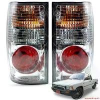 ราคา autumnshoprich ความคงทน ไฟท้ายโดนัท พร้อมหลอดไฟ ข้างซ้าย+ขวา 2 ชิ้น โตโยต้า ไฮลัค ไมตี้เอ็ก เลนส์ใส สำหรับ Toyota Hilux Mighty-X MK3 LN85 ปี 1988-1997 Car รถยนต์ (1731616582225922382)