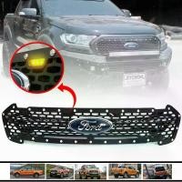 ราคา กระจังหน้า กระจังหน้าแต่ง ตาข่าย ฟอร์ด เรนเจอร์ สีดำ โลโก้ ฟอร์ด Ford Ranger PX2 XLT 2015-2018 รถยนต์ Auto (1731076071420168418)