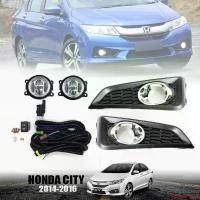 ราคา ปัจจุบัน ไฟตัดหมอก ไฟสปอร์ตำลท์ รุ่น ฮอนด้า ซิตตี้ HONDA CITY ปี 2014 - 2016 พร้อมครอบ สีดำ วงแหวนโครเมี่ยม และชุดสายไฟ 1 ชุด Car รถยนต์ รถจักร (1731662062642105160)