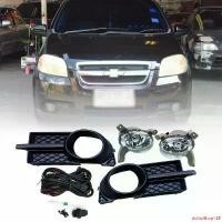 ราคา ความคงทน ไฟตัดหมอก ไฟสปอร์ตไลท์ รุ่น เชฟโรเลต อาวีโอ้ CHEVROLET AVEO ปี 2006 - 2011 พร้อมครอบ สีดำด้าน และชุดสายไฟ 1 ชุด Car รถยนต์ รถจักร Led (1731686139970816877)
