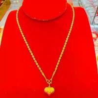 ราคา สร้อยคอ 1 สลึง + จี้ครึ่งสลึง ( สามารถเลือกเป็นแบบอื่นได้ ) (1731579500190795612)