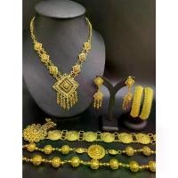 ราคา [พร้อมส่ง] Vintage Jewelry ชุดเครื่องประดับไทย สร้อยคอ ต่างหูคลิป เข็มขัดหัวเข็มขัด สร้อยสังวาลย์ (1731396389616714753)