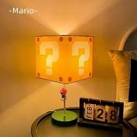 ราคา โคมไฟตั้งโต๊ะ, แสงสว่างเซี่ยงไฮ้, การออกแบบสร้างสรรค์ของ Xiaohongshu, โคมไฟตกแต่ง Mario, พร้อมเครื่องหมายคำถาม Mary, เหมาะสำหรับห้องนอนและข้างเตียง, โคมไฟ (1730497008873736329)