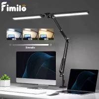 ราคา โคมไฟตั้งโต๊ะ LED พับได้ โคมไฟอ่านหนังสือ โคมไฟหนีบโต๊ะ โคมไฟหัวเตียง ไฟอ่านหนังสือ ไฟหนีบโต๊ะ ปรับได้ 3 สี ปรับมุมได้ โคมไฟ (1730980455817513191)