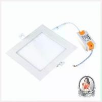 ราคา Leijiayin'Shop ใช้งานได้ โคมไฟดาวน์ไลท์ รางนีออน ดาวน์ไลท์ LED SYLVANIA LYEBFQP5IZ1W012 อะลูมิเนียม/พลาสติก 6" เหลี่ยม สีขาว โคมไฟ LE (1730481735338330150)