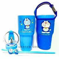 ราคา GF แก้วเยติ เก็บอุณหภูมิ ร้อน เย็น ลายการ์ตูน Doraemon โดเรม่อน สีฟ้า ฟรี !!ถุงใส่แก้ว + หลอดโดเรม่อน พร้อมแปรงล้าง + ยางรองแก้ว (คละสี) กระติก น้ําแข็ง เก็บ ความ เย็น นาน 48 ชั่วโมง (1731466561666450