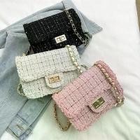 ราคา กระเป๋าผ้าวูลสำหรับผู้หญิง สไตล์ชาแนล ทรงสี่เหลี่ยม กระเป๋าอ้วน มาใหม่ในปี 2565 กระเป๋าสะพายไหล่และกระเป๋าสะพายข้าง มีสายโซ่ กระเป๋าถือกวางโจว ipad bag (1731672307222021704)