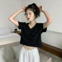 ราคา เสื้อยืดแขนสั้น สไตล์เกาหลี สำหรับผู้หญิงและนักเรียน สไตล์ขี้เกียจ ทรงหลวม สีพื้น ดีไซน์เฉพาะ เสื้อครอป สีพาสเทล เสื้อผู้หญิง Women Clothing Tshirt เสื้อ ยืดงาน ป้าย (1731208199705823677)