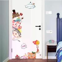 ราคา สติ๊กเกอร์ติดผนังลายการ์ตูนสัตว์น่ารักสำหรับห้องเด็ก ทางเดินอนุบาล โถงทางเดิน กระจก ตู้เย็น ประตู เค้าโครงห้องเรียน (1729750838939453627)