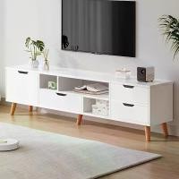 ราคา ตู้ทีวี โต๊ะกาแฟ ชั้นวางทีวี สามารถจัดเก็บของได้มาก ไม้เนื้อแข็งตู้วางทีวพร้อมลิ้นชัก ไม้เนื้อแข็ง สไตล์ยูโร โต๊ะ ทีวี ผนัง ทีวี ชุด ตู้ โชว์ (1731394743634266744)