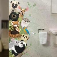 ราคา สติ๊กเกอร์ติดผนังลายการ์ตูนสัตว์ เค้าโครงห้องเรียนอนุบาล สติ๊กเกอร์ติดประตูห้องเด็ก สติ๊กเกอร์ติดผนังแบบมีกาวในตัว ตกแต่งผนัง PVC สติ๊กเกอร์ตกแต่งห้อง อุปกรณ์ตกแต่งบ้าน วอลล์เปเป (1729770080738249051)