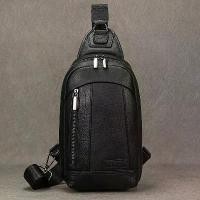 ราคา กระเป๋าคาดหน้าอกผู้ชาย หนังแท้ สีดำ ความจุมาก สไตล์ลำลอง กระเป๋าสะพายข้าง กระเป๋าสะพายไหล่เดียวสำหรับ iPad เหมาะสำหรับสำนักงานและการเดินทาง กระเป๋าเป้สะพายหลัง (1732316298638691093)