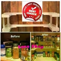 ราคา Elit Spicy Shelf - ชั้นวางเครื่องปรุงอเนกประสงค์ พร้อมระบบจัดระเบียบสมาร์ท! วาง เตาแก๊ส 2 หัว วางหมาก ฝรั่ง ที่ คว่ํา จาน มี ฝาปิด 2 ชั้น ลิ้นชันเก็บผ้า 4 ชั้น ใ (1731325826941814507)