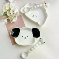 ราคา จานเซรามิกสำหรับเด็ก ดีไซน์ลูกสุนัขน่ารัก เหมาะสำหรับอาหารเช้า ของว่าง อาหารเสริม และสลัด จานขนม ผลไม้ Dim Sum ทรงผิดปกติ (1731987007764924768)