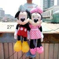 ราคา ตุ๊กตา Mickey Mouse มิกกี้เม้าส์ & Minnie Mouse มินนี่เม้าส์ Club House 7/11/16/20/24/27นิ้ว มิกกี้ มินนี่ มิกกี้เม้า (1731418558429431987)