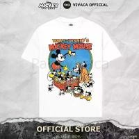 ราคา เสื้อยืดDisney ลิขสิทธิ์แท้ MK-189 (Walt Disney Mickey Mouse ปก comic Mickey Pluto ขาว/ สกรีนหน้า) (1731484552414069839)