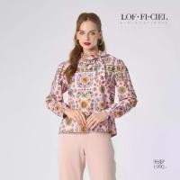 ราคา LOF-FI-CIEL Woman's blouse Pink grand palace garden เสื้อผู้หญิง แขนยาว คอผูกโบว์ สีชมพู FBBJLP (1731792568084891952)