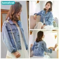 ราคา (ส่งจากกรุงเทพฯ)แจ็คเก็ตยีนส์ แขนยาว เสื้อผู้หญิง oversize เสื้อสาวอวบ(สียีนส์ซืดเ สื้อแจ็คเก็ต,สีอ่อน) (1732284070805539008)