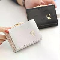 ราคา กระเป๋าสตางค์ผู้หญิง ลายแมว พับได้ กระเป๋าใส่เหรียญ กระเป๋าใส่เหรียญสั้น กระเป๋าใส่บิล กระเป๋าเงิน กระเป๋าเงิน (1731519064867571015)