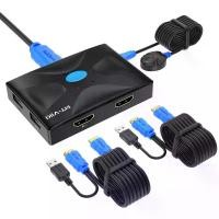 ราคา MT-VIKI 4k 30Hz 2port usb2.0 hdmi kvm switch with kvm cable (1729636203141368220)