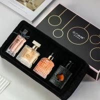ราคา น้ำหอมผู้หญิง กล่องของขวัญเรื่องดอกไม้ ชุดสี่ชิ้น น้ำหอม ขายส่ง ติดทนนาน น้ำหอมกลิ่นหอมอ่อน แนะนำน้ำหอมกาแฟดำ สำหรับผู้หญิง (1730502638783268997)