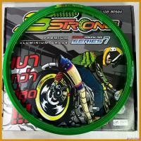 ราคา pluricshop แบบพกพา วงล้อ S Strong วงล้อเอสสตรอง สีเขียว ล้อสนามMT ล้อแข่ง ยิงทราย ขอบ17 /ขอบ 18 ขนาด 1.10/1.20/ 1.40 ซื้อ 2 วง แถมเสื้อ มอเตอร์ไซค์ Motorcycle รถ กระจก เวฟแต่ง 110 พับ ได้ (17305811318